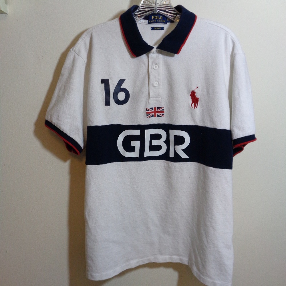 Ralph Lauren Polo GBR Grt. Britain Rugby Shirt XXL